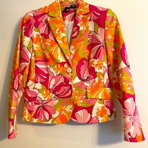 Women’s Floral Blazer